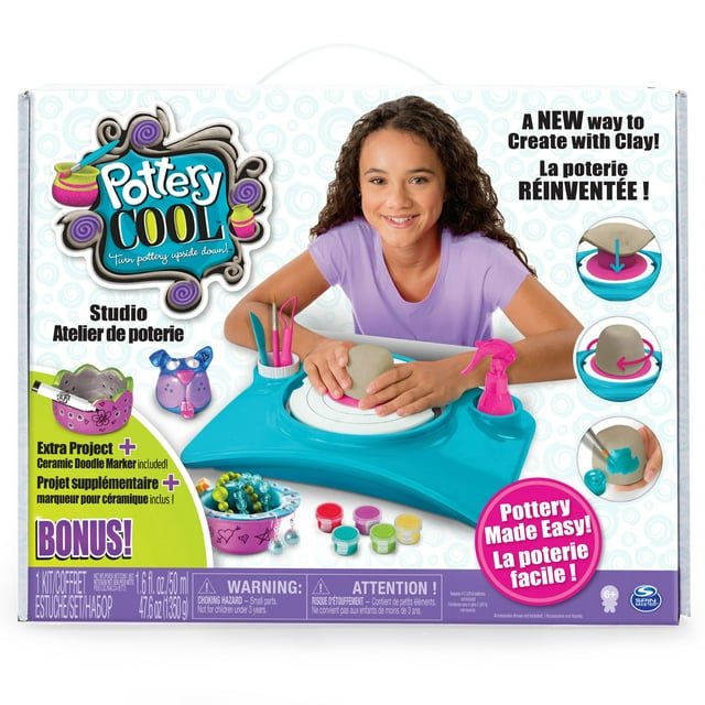 Pottery Cool Studio with Bonus Project, Walmart Exclusive, by Spin Master
