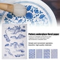 thumbnail image 1 of Pottery Decal Simple Operation Convenient DIY Blue And White Underglaze Decal Paper Ceramic Tool for Gift, 1 of 8