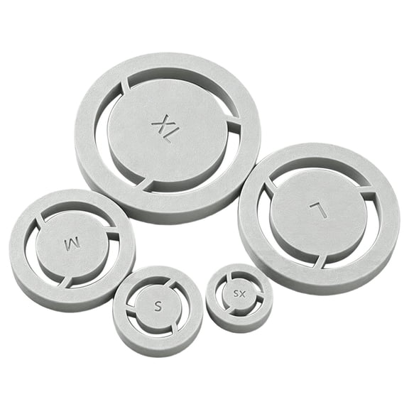 Pottery Foot Ring Positioning Template Set, Clay Pot Base Molding Auxiliary Tool, DIY Handmade Ceramic Craft Making Supplies