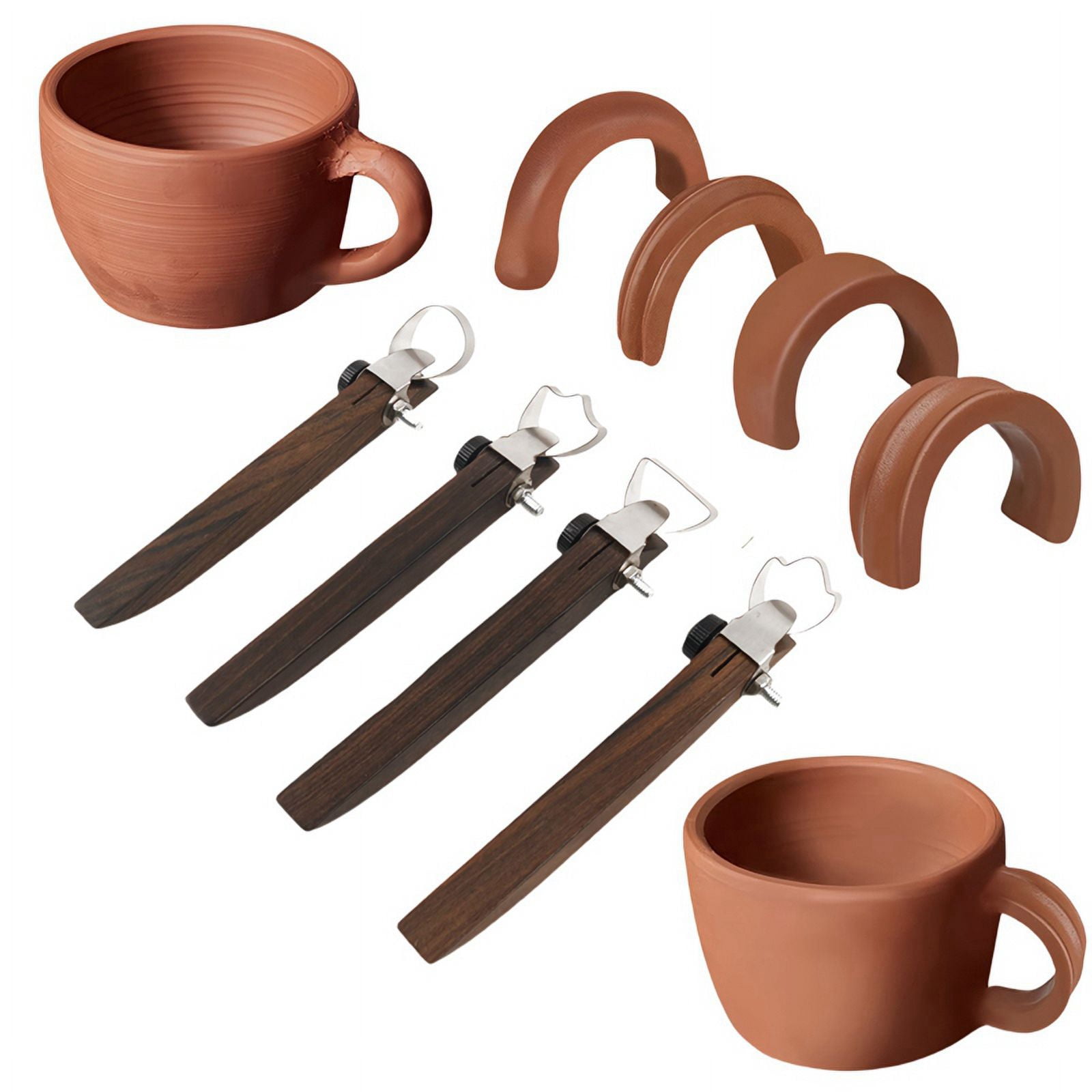 Tea Scraper Pottery Handle Making Tool Sculpture Scraper Pottery Carving Tool ...