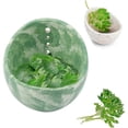 thumbnail image 1 of Pottery Herb Stripper Bowl, Handmade Herb Stripper Bowl with Multi-Size Holes, Efficient Kitchen Tool for Salads & Cooking (White), 1 of 8