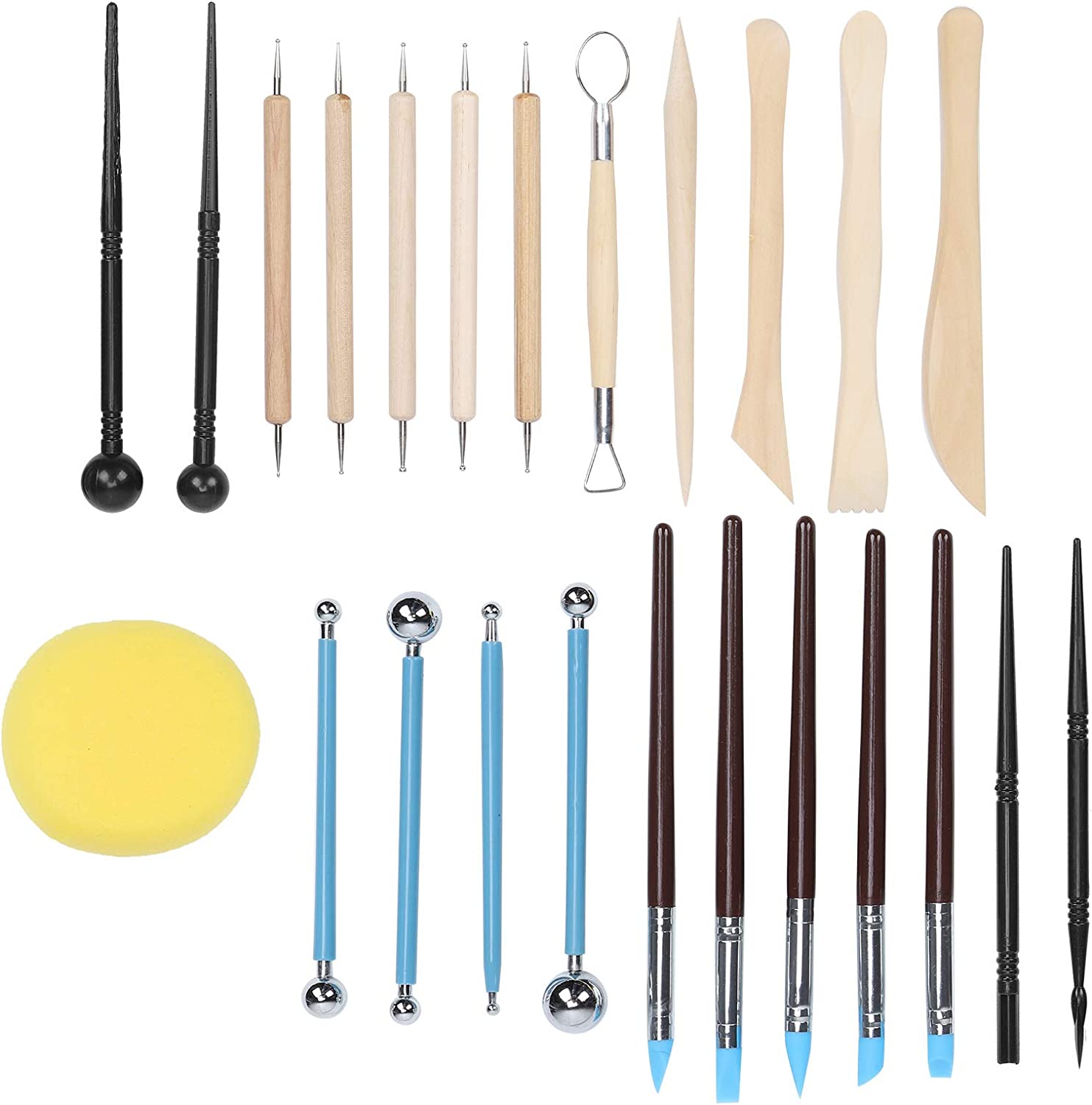 Pottery Modeling Tool, Soft Clay Carving Tools Ceramic Tools Kit