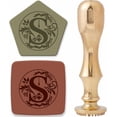 thumbnail image 2 of CRASPIRE Pottery Stamp For Clay Initial Alphabet S Handmade 1... 2 of 11