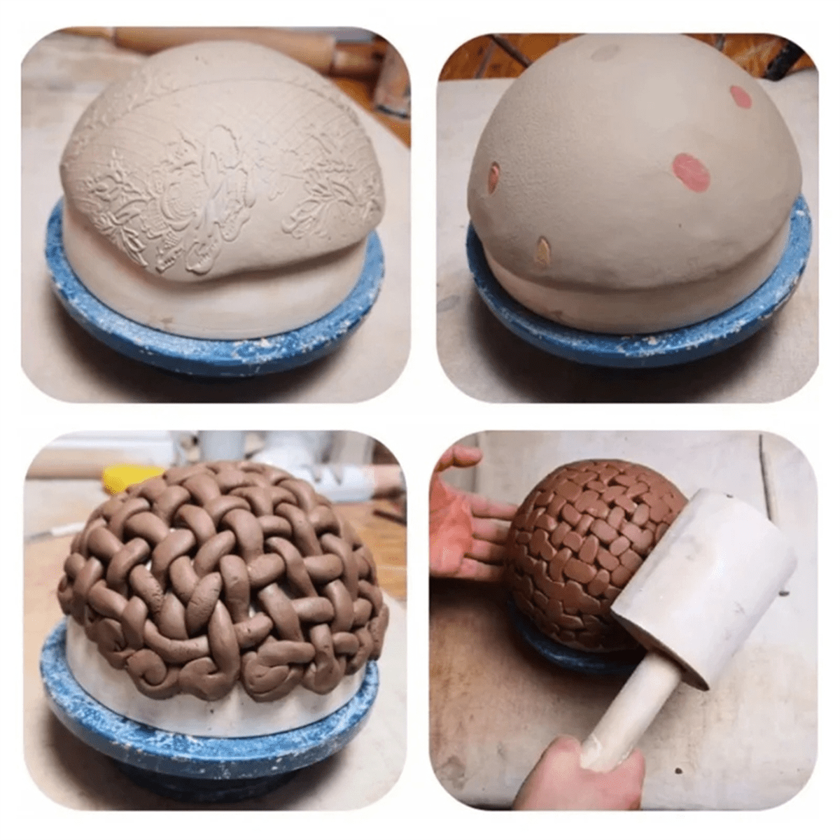 Pottery Tools Hemispherical/SemiCircular Modeling Mold DIY Round