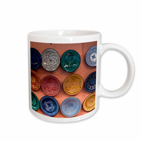 3drose, Pottery, Traditional Craft, Marrakech, Morocco-af29 Spi0001 - Sergio Pitamitz, 15oz Mug