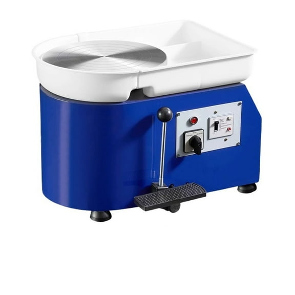 Pottery Wheel, 11" Ceramic Wheel Forming Machine, Adjustable 60-300RPM Speed Handle And Foot Pedal Control ,Easy to Use