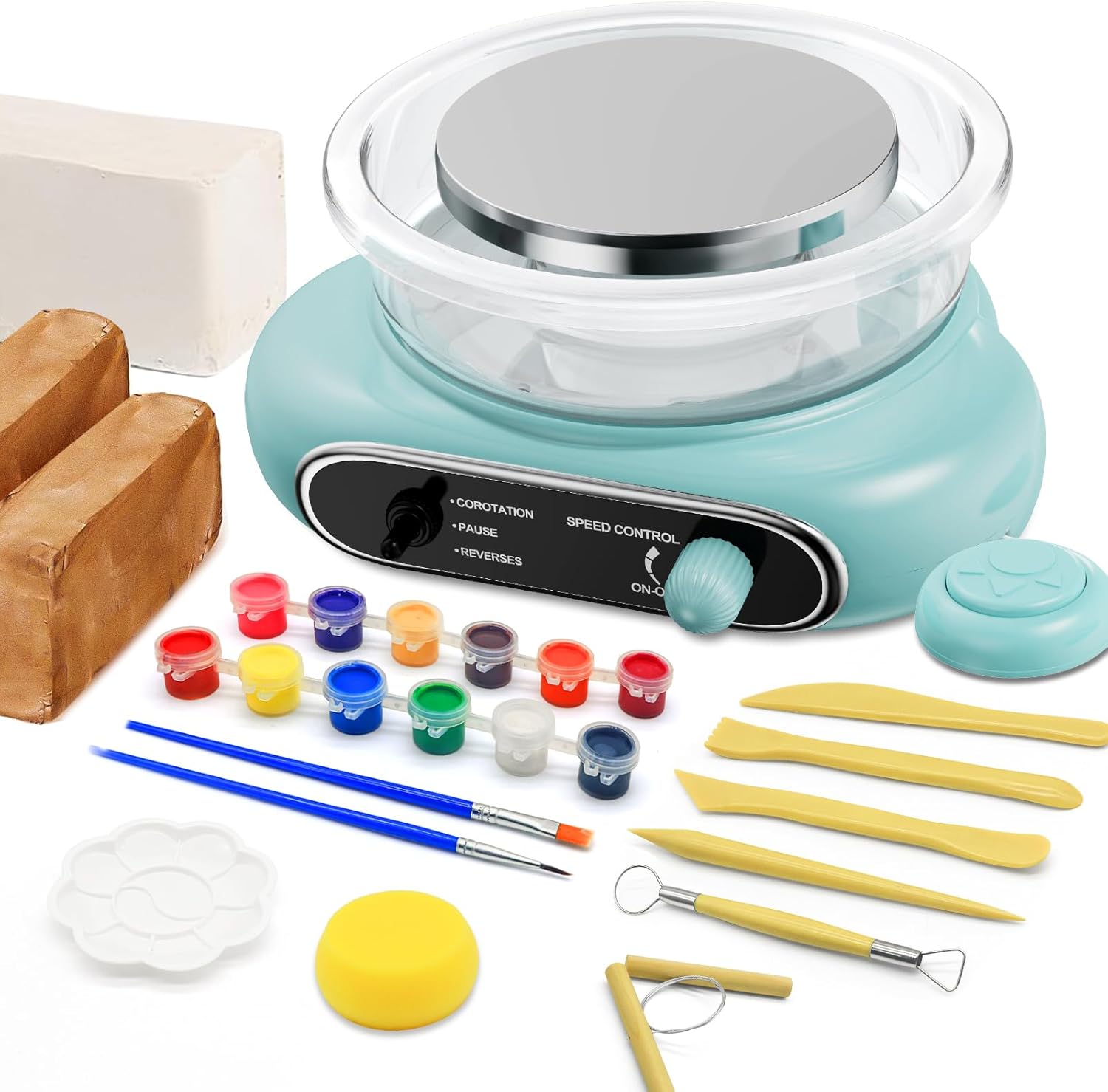 Pottery Wheel for Kids Complete Pottery Painting Kit for Beginners