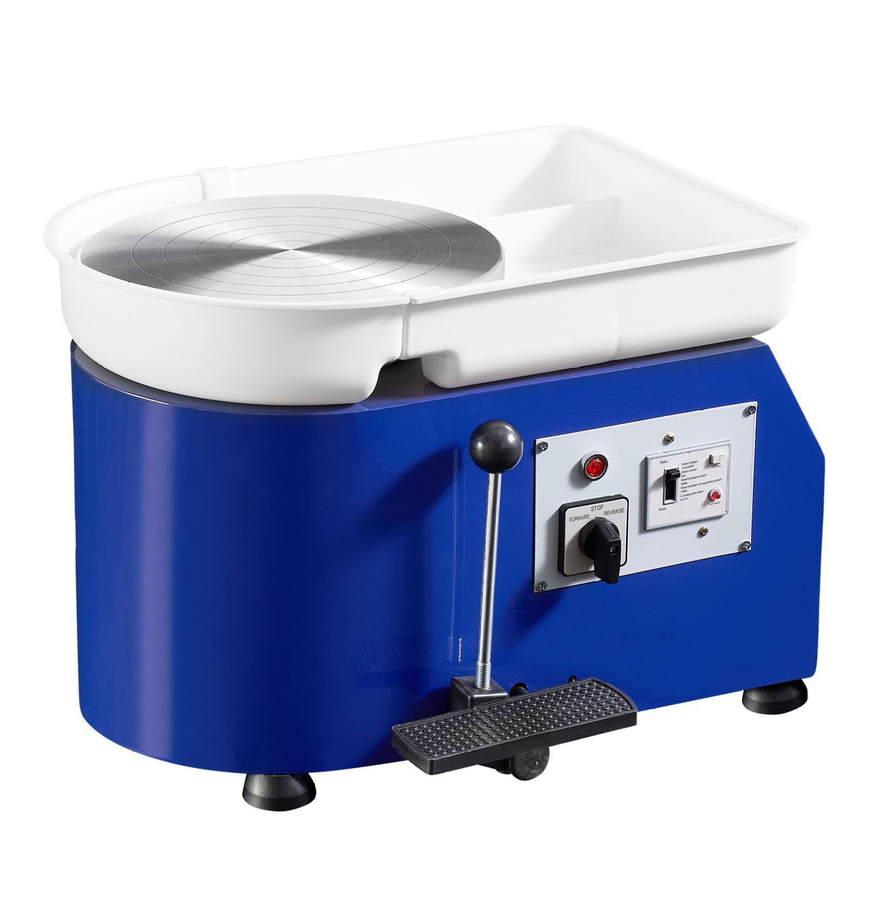 Pottery Wheel for Adults & Beginners, 350W 11in Clay Wheel, Adjustable Speed, Pedal Control, Detachable Basin, Craft DIY Kit - Blue