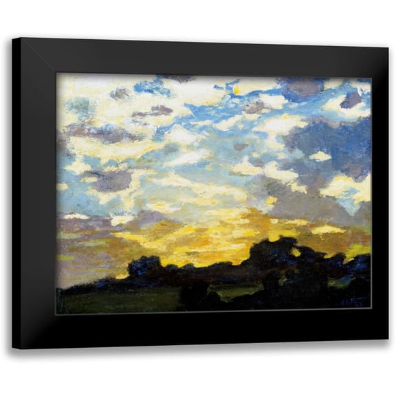 Potthast, Edward Henry 14x11 Black Modern Framed Museum Art Print Titled - Golden Sunset