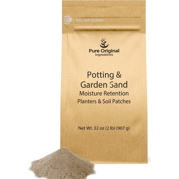 Potting & Garden Sand Add to Planters & Soil Patches, Helps Retain Moisture (2 Pound)