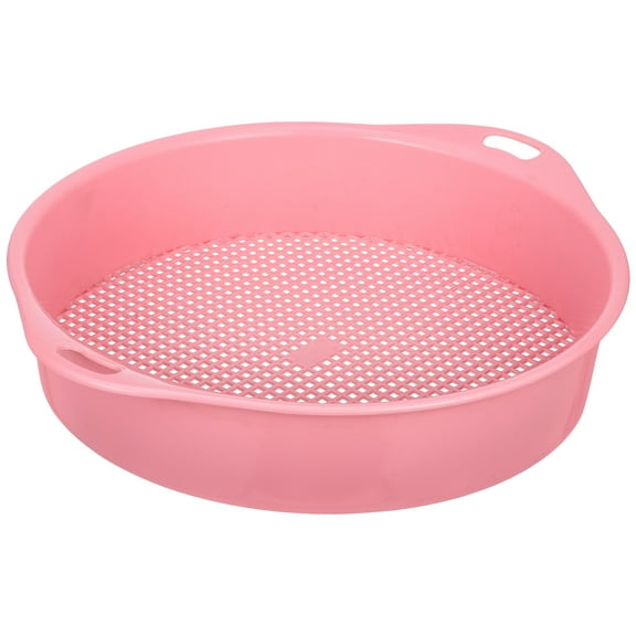 Potting Soil for Pots Plants Outdoor Soil Sieve 28.00X24.50X5.00CM Pink