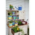thumbnail image 1 of Potting bench with containers and flowers Marion County Illinois USA Poster Print, 1 of 2