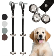 thumbnail image 1 of Potty Bells - Caldwell's Pet Supply Co. - The Original Dog Door Bells for House Training Puppies and Dogs - Dog Bells for Dogs to Ring to Go Outside – Black Potty Bells - 2 Count, 1 of 6