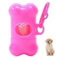 thumbnail image 1 of Portable Dog Poop Waste Bag Dispenser Bone Shape Pet Organizer for Outdoor Garbage Bags Cleaning Supplies, 1 of 8
