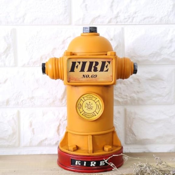 Potty Training Dog Fire Hydrant, Mini Fire Hydrant for Dogs to Pee On, Resin Dogs Fire Hydrant Pee Post, Peeing Training for Male Dog, Fire Hydrants Statue for Indoor (Yellow)