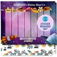 thumbnail image 1 of Potty Watch Training Sticker Chart - Potty Training with 4-Weekly Space Themed Charts & 144 Stickers - Easy to Peel Stickers for Kids - Reward Their Efforts, Fosters Fun & Independence, 1 of 5