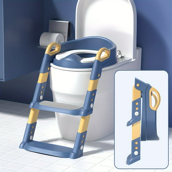 [Potty Training Seat] Guang Sheng Pu 2 In 1 Toilet Potty Training Seat With Step Stool Ladder And Urinal, Safe & Comfortable Potty Chair With Anti-Slip Design, Adjustable Height,