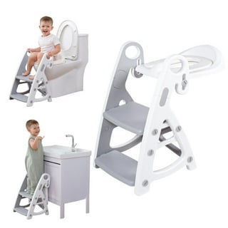 Alayna Potty Toilet Seat with Step Stool Ladder, 3 in 1 Trainer for Kids,  Girls or Boys 