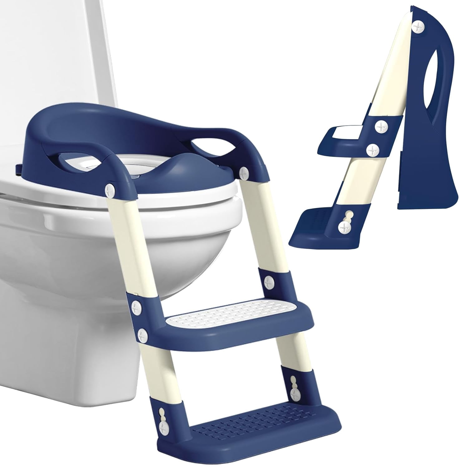 Zindelijkheidstrainingszitje met opstapje ladder, SKYROKU