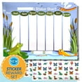 thumbnail image 1 of Potty Training Sticker Chart | Includes 4-Weekly Charts + 144 Adorable Themed Stickers | USA Made from The Creators of The Original Potty Watch (Pond), 1 of 7
