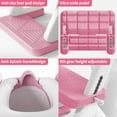 thumbnail image 1 of Potty Training Toilet Seat with Step Stool Ladder for Boys and Girls, 2 in 1 Potty Training Toilet, Splash Guard Anti-Slip Pad Step Stool （Pink) Pedal Upgrade, 1 of 5