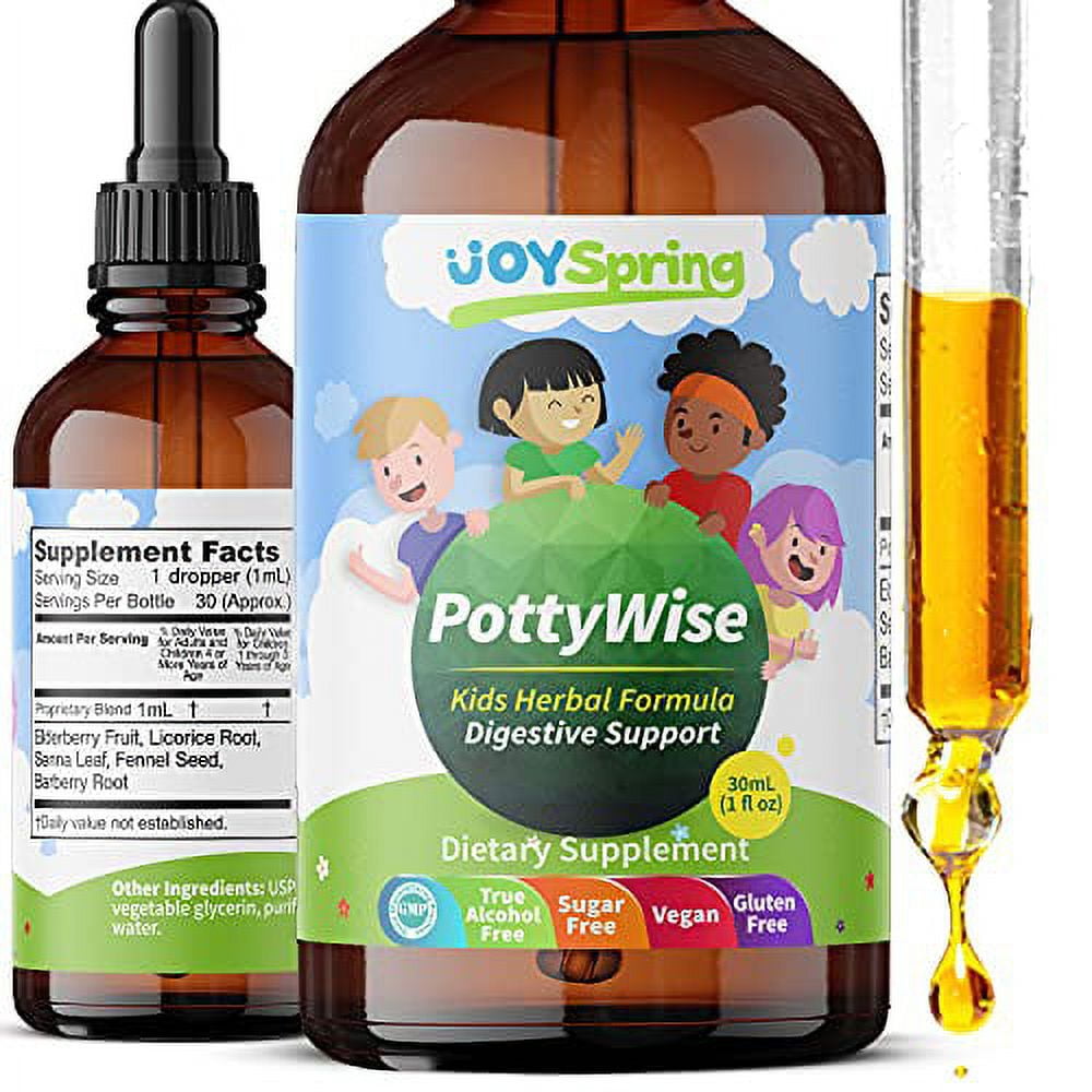 Pottywise Gas Relief & Constipation Relief For Adults & Kids Liquid