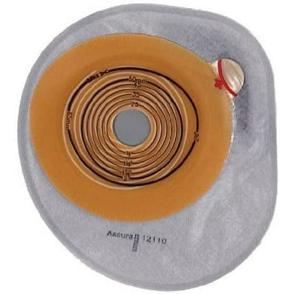 Pouch Assura One-Piece System 5" 13/16 to 2-1/8" Closed End NonConvex#12110