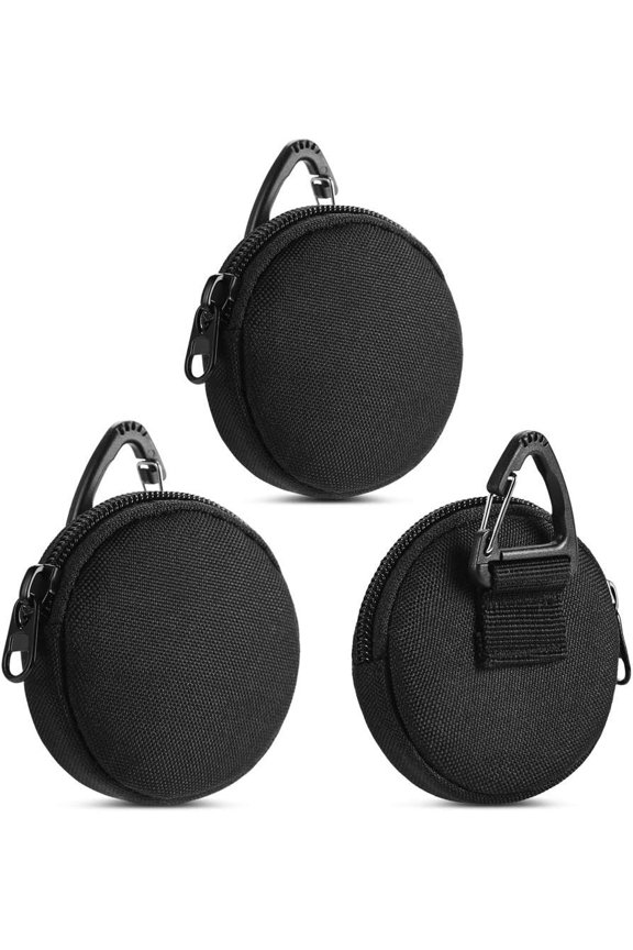 Pouch, Small Purse for Men, EDC Pouch Accessories Case, Normal 7.5 cm/3 in or 11 cm/4.33 in Diameter