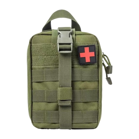 Pouch Tactical, Nylon First Aid Pouch, Big Capacity EMT Pouch Utility, Heavy Duty Military Grade Rip-Away Ifak Pouch, First Aid Kit Utility Pouch - Color D