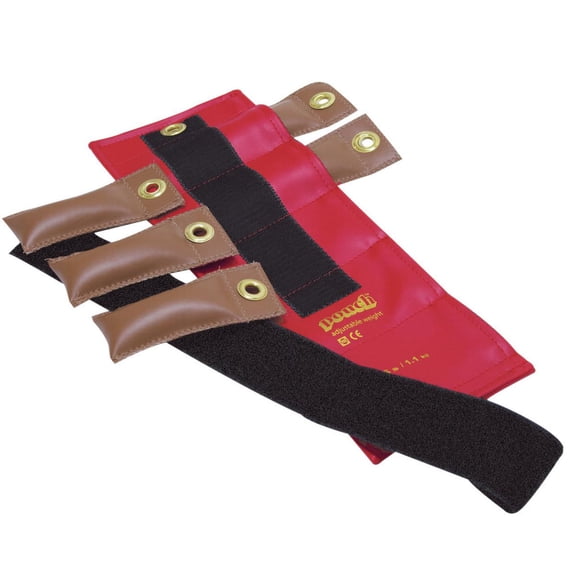 Pouch variable weight set, 2-1/2 pound, red