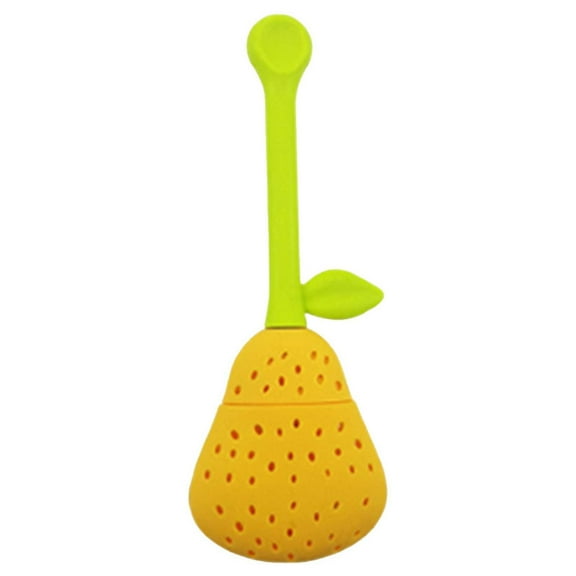 Pouches For Organization Creative Small Fresh Pear Silicone Tea Filter Tea Maker Can Filter