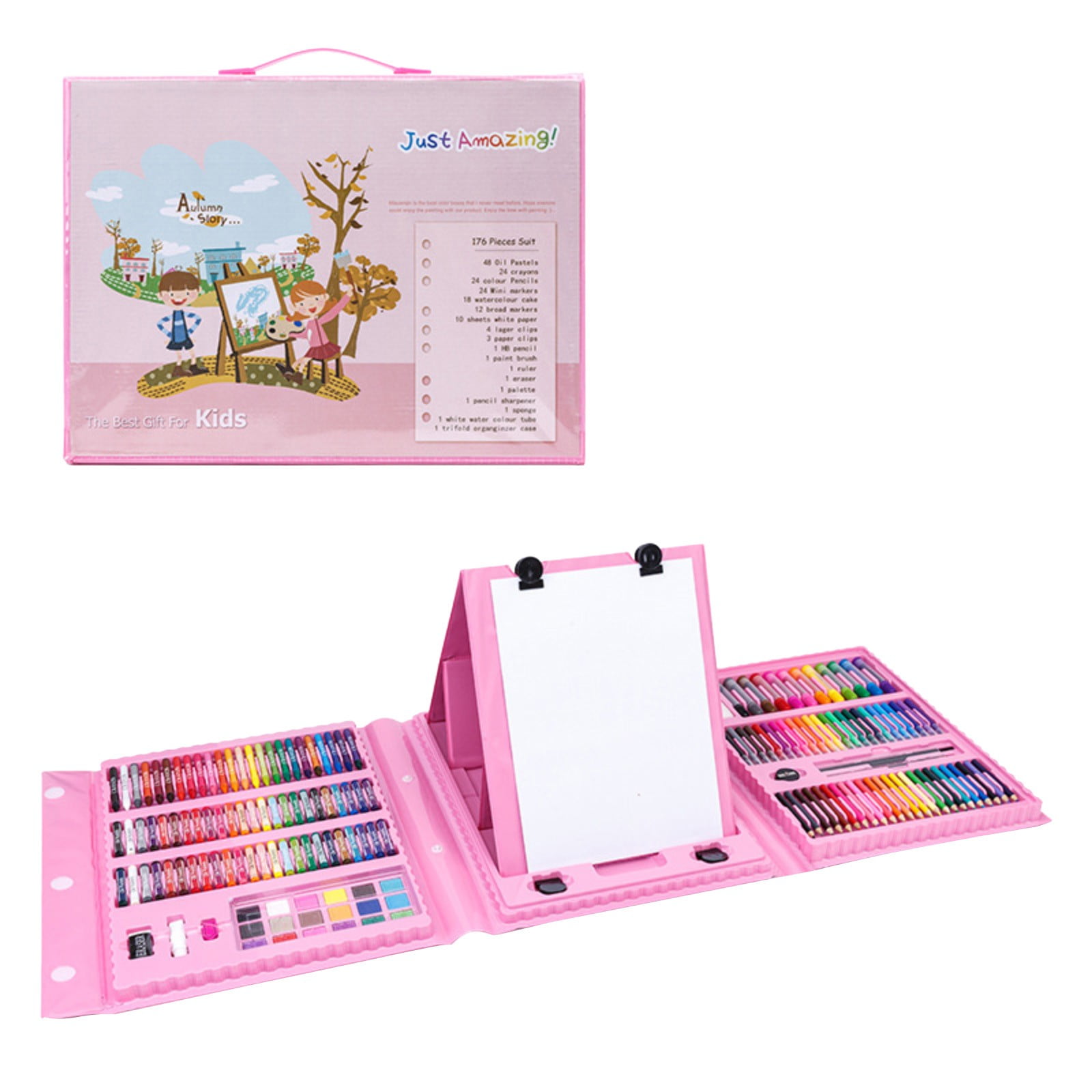 Pouches For Organization Deluxe 6 In 1 Art Creativity Set™ Kids Drawing ...