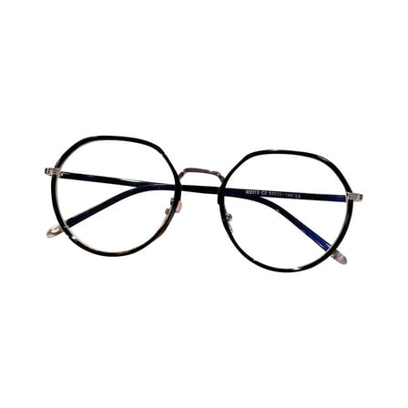Pouches For Organization M2013 Trend Irregular Round Metal Anti-blue Light Office Glasses
