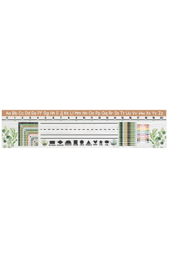 Pouches For Organization 25 Greenery Teacher Name Plate For Desk Classroom Desk Name Tags Classroom Kindergarten Student Desk Name Plates For Classroom Number Lines For Students Desk