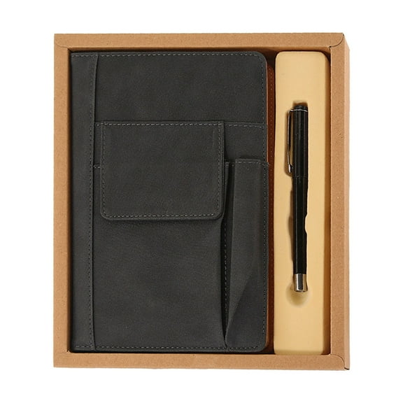 Pouches For Organization Leather Book Cover A5 Book Sleeve Brown Reusable Book Protector Paperbacks Notebook With Extra Sleeve Pen Pockets For Book Lovers Classmate Gifts