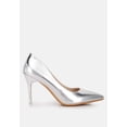 thumbnail image 1 of Poudre Metallic Patent Faux Leather Pumps, 1 of 10