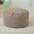 thumbnail image 1 of Pouf Cover (No Filler) Soft Decorative Footrest, Casual Footstool, Storage Solution for Bedroom Living Room, 1 of 8