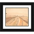 thumbnail image 1 of Poul Simon Christiansen 18x15 Black Ornate Wood Framed Double Matted Museum Art Print Titled - From Taarnby (1904), 1 of 5
