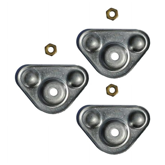 Poulan Craftsman Chainsaw (3 Pack) Replacement Brass Nut 10-24 - 530016359-3PK