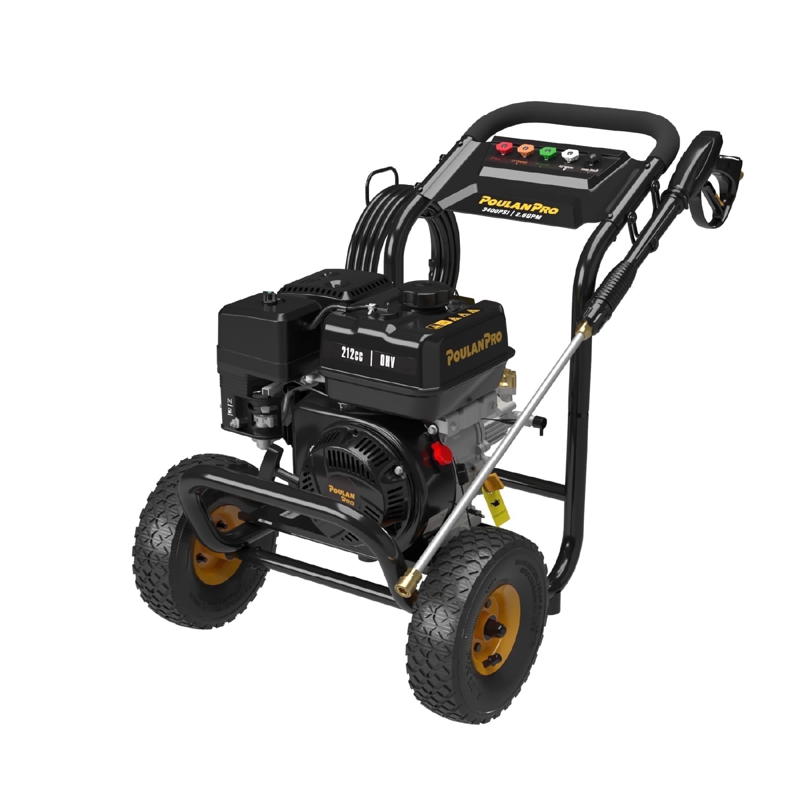 Simple Pro Power Washing Poulan Pro, Gas Pressure Washer, 3400 PSI and 2.6 GPM - Walmart.com