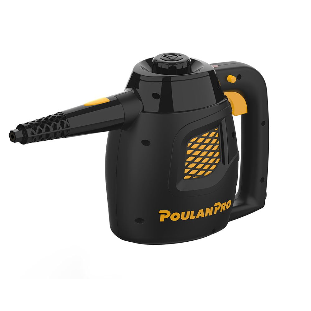 Poulan Pro PP230 Handheld Steam Cleaner with 11 Attachments, Black (New