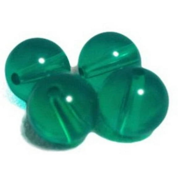 Poulsen Cascade Tackle Premium Round Beads 6mm: Emerald