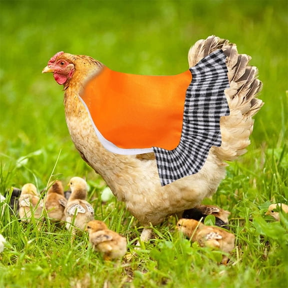 Poultry Protective Hen Apron with Adjustable Straps for Feather and Comfort