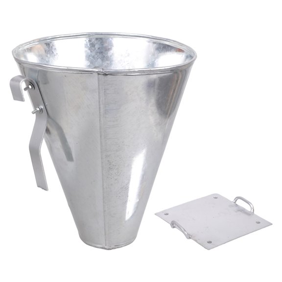 Poultry Restraining Cone with Galvanized Steel Flat Back Slaughter Cone for Efficient Chicken Slaughter Operations