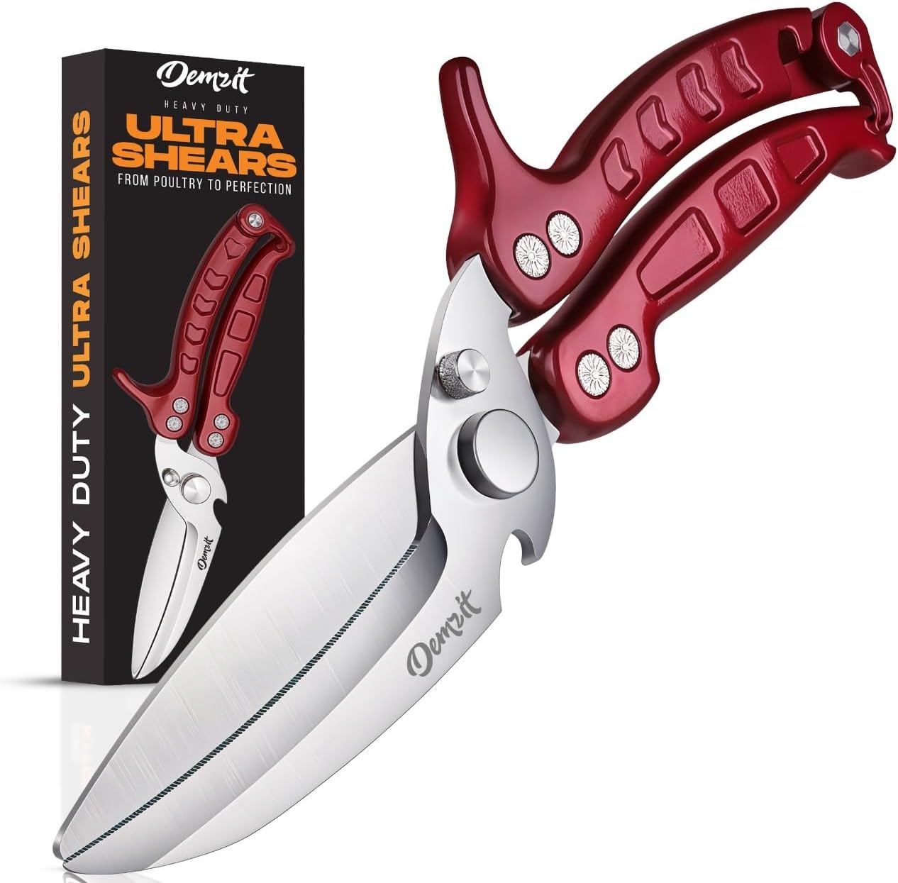 Turkey Scissors Poultry Shears Heavy Duty Professional, Turkey for Chicken & Bone ...
