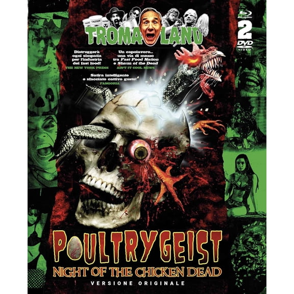 Poultrygeist - Night Of The Chicken Dead (Br+Dv) (Blu-ray) Yachanin Graham Sereboff Watkins