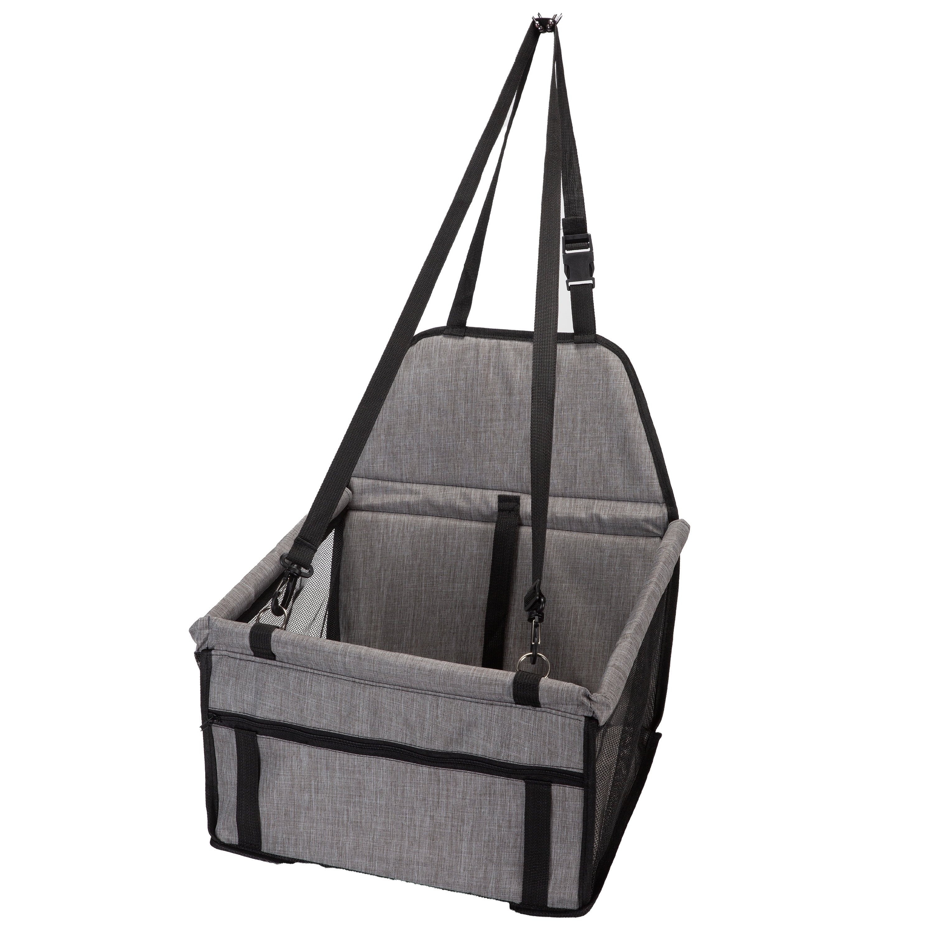 Pounce + Fetch Collapsible Pet Travel Seat, Dog & Cat, Gray