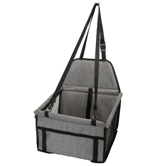 Pounce + Fetch Collapsible Pet Travel Seat, Dog & Cat, Gray