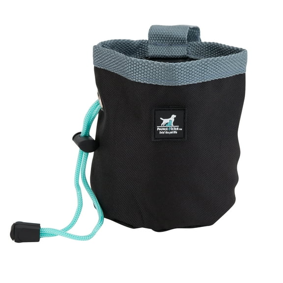 Pounce + Fetch Dog Training Treat Small Travel Pouch, Black