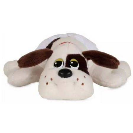 Pound Puppies Newborns Stuffed Animal White With Dark Brown Spots